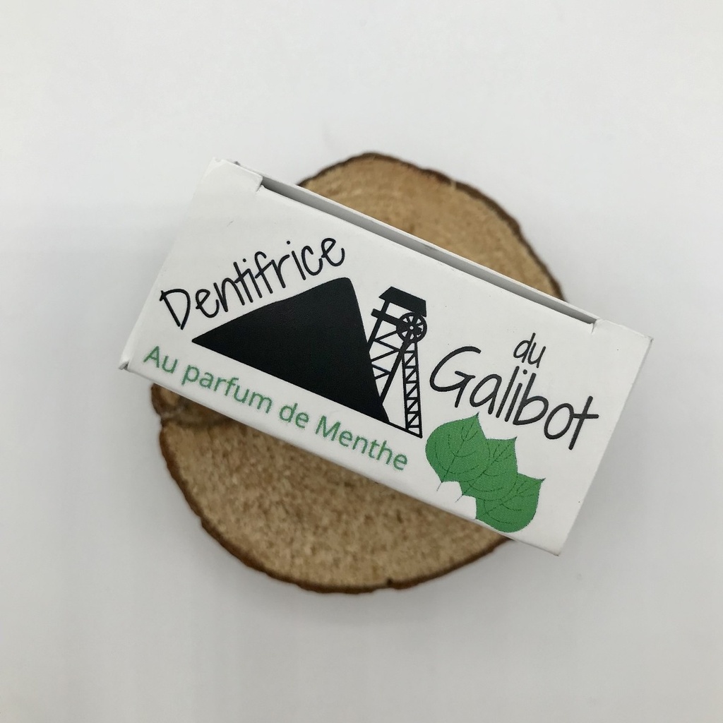 DENTIFRICE SOLIDE DU GALIBOT - MENTHE - BIO - 20G - AU PETIT MONDE DE B.