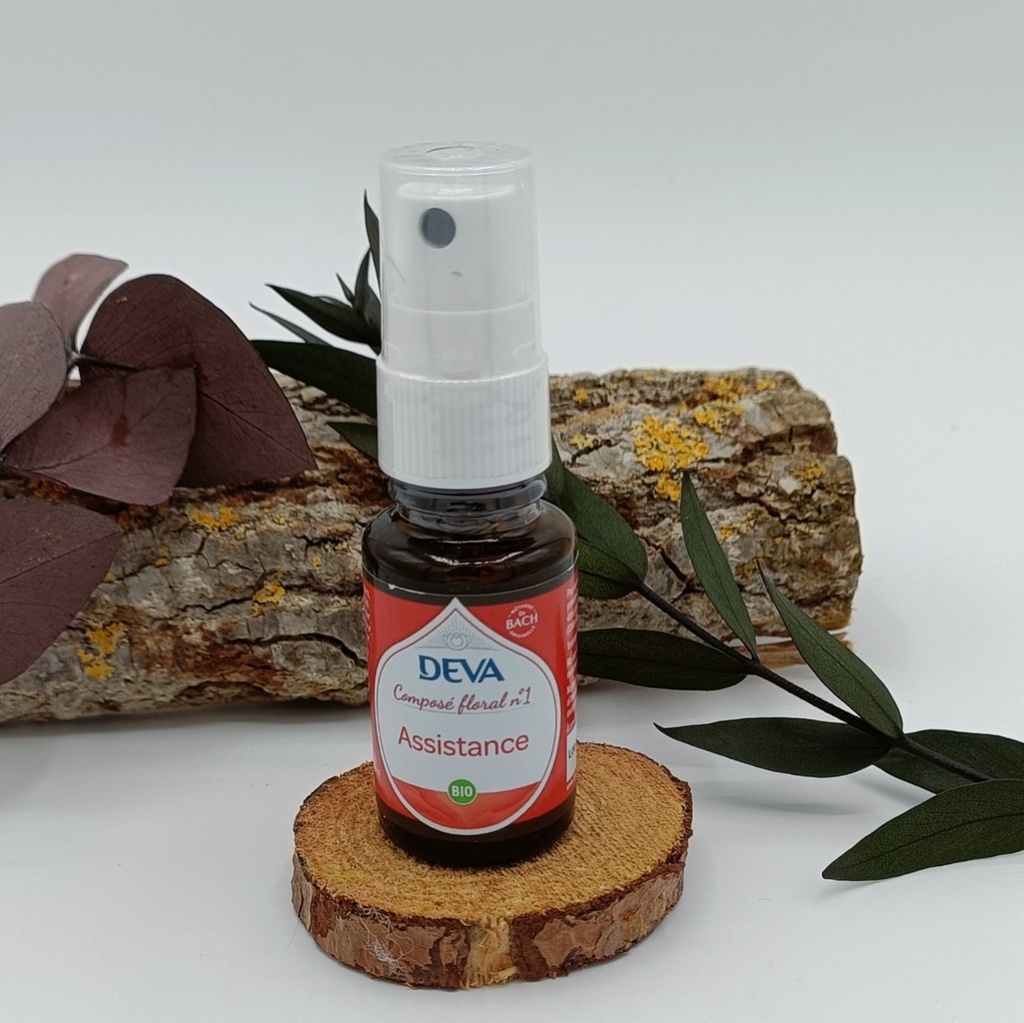 01 ASSISTANCE SPRAY 15ML - ELIXIR FLORAL - DEVA