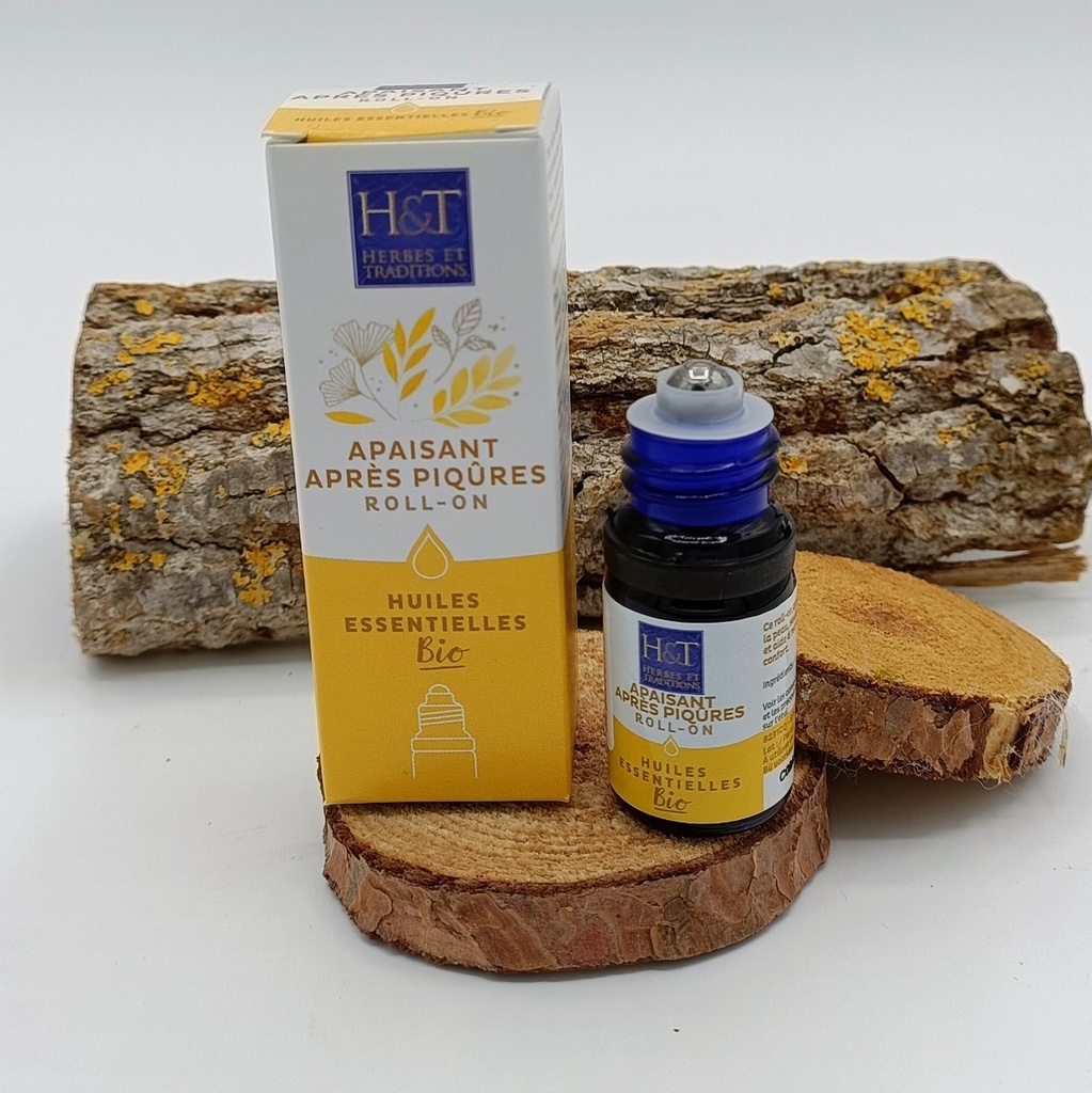 APAISANT APRES PIQURES - ROLL ON - BIO 5ML - HERBES & TRADITIONS