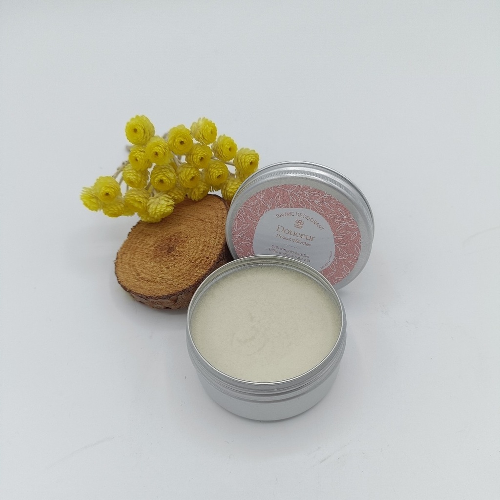 BAUME DÉODORANT - DOUCEUR - BOITE MÉTAL 50ML - AUTOUR DU BAIN