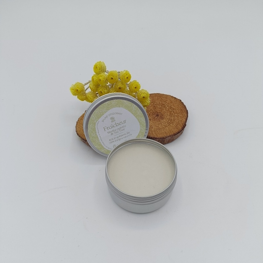 BAUME DÉODORANT - FRAÎCHEUR - BOITE METAL 50ML - AUTOUR DU BAIN