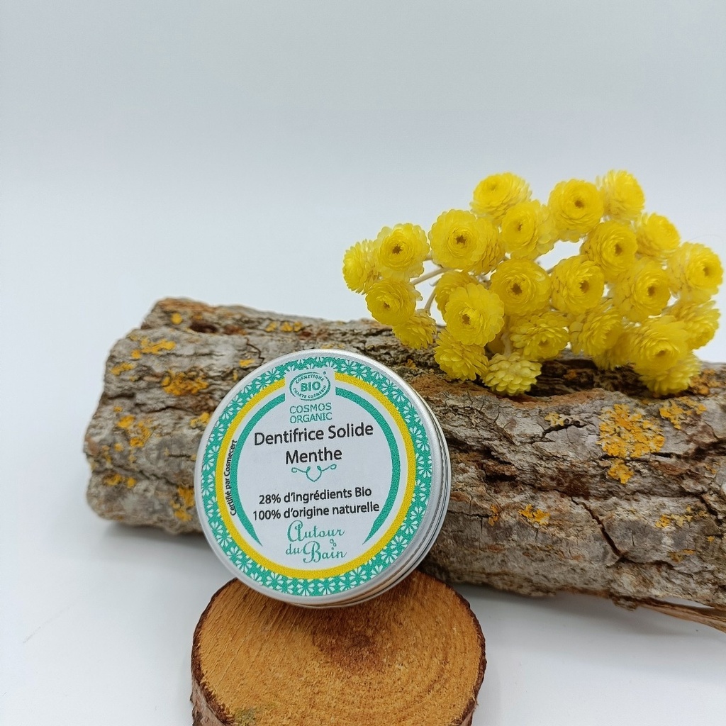 DENTIFRICE SOLIDE MENTHE - AUTOUR DU BAIN