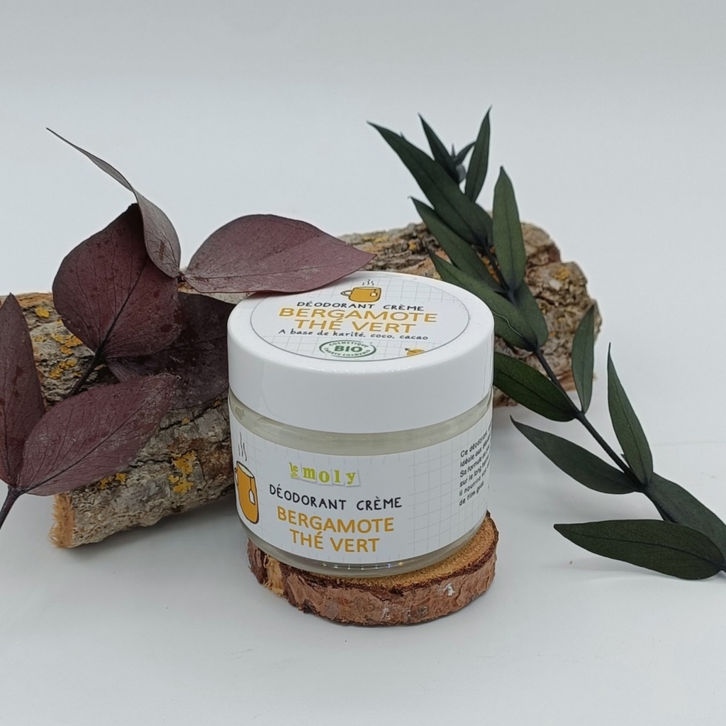 DEODORANT CREME BERGAMOTE THE VERT 50ML - LE MOLY