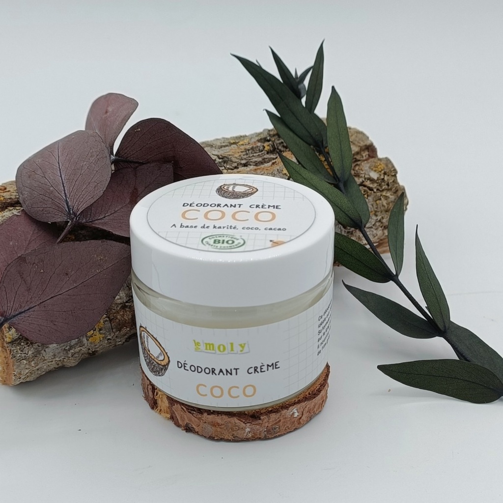 DEODORANT CREME NOIX DE COCO 50ML - LE MOLY