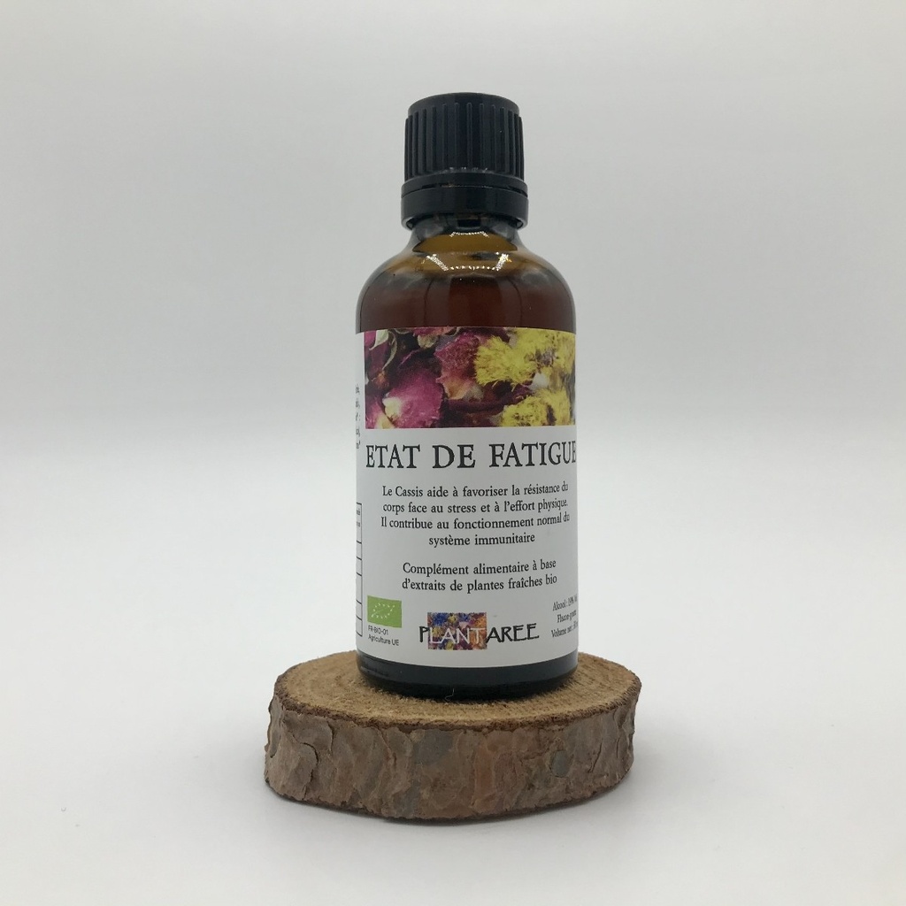 ETAT DE FATIGUE - MACERATION HYDRO ALCOOLIQUE - 50 ML - PLANTAREE