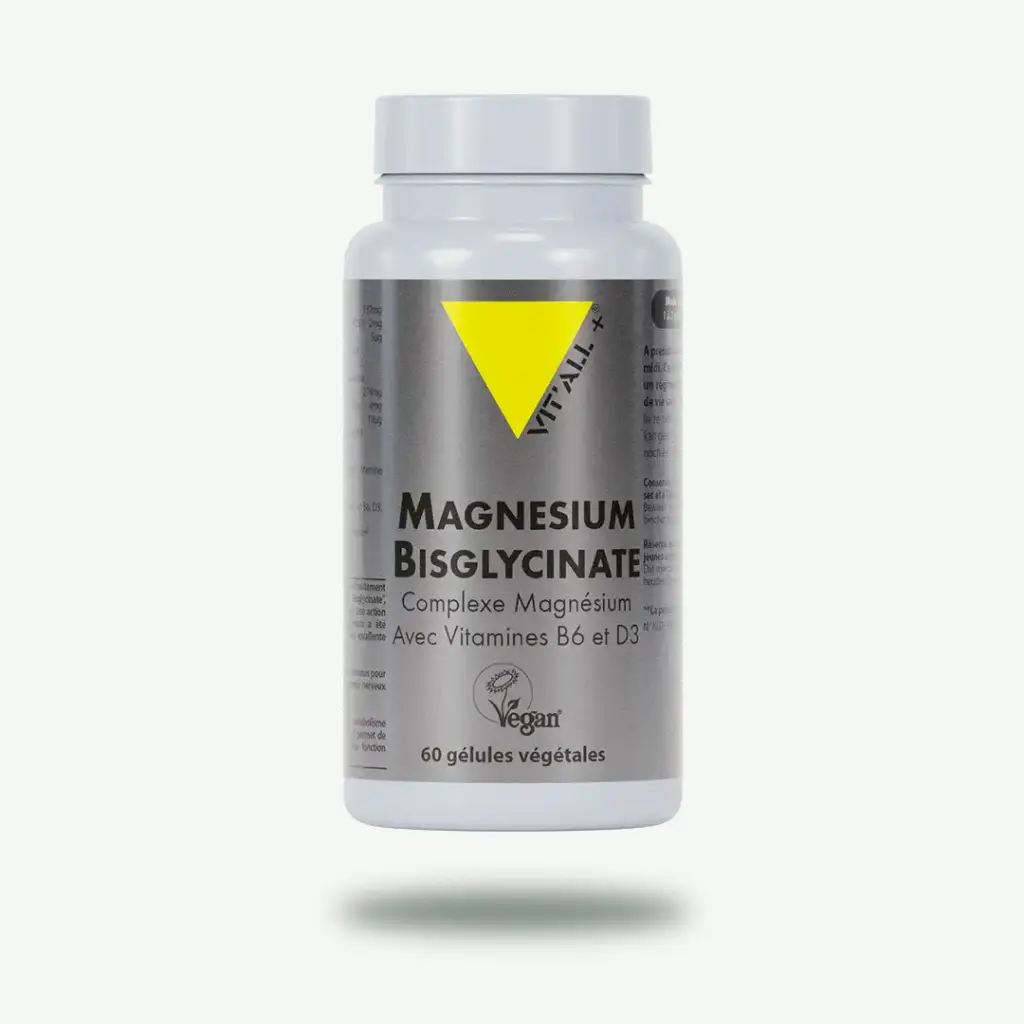 MAGNÉSIUM BISGLYCINATE COMPLEXE MAGNÉSIUM - 60 GÉLULES - VIT ALL +