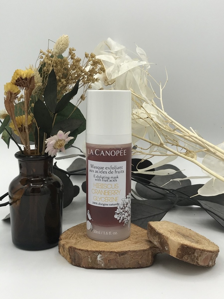 MASQUE EXFOLIANT AUX ACIDES DE FRUITS - LA CANOPEE