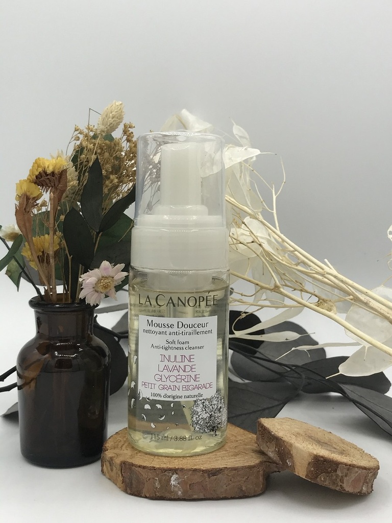 MOUSSE NETTOYANTE DOUCEUR ANTI TIRAILLEMENT - LA CANOPÉE
