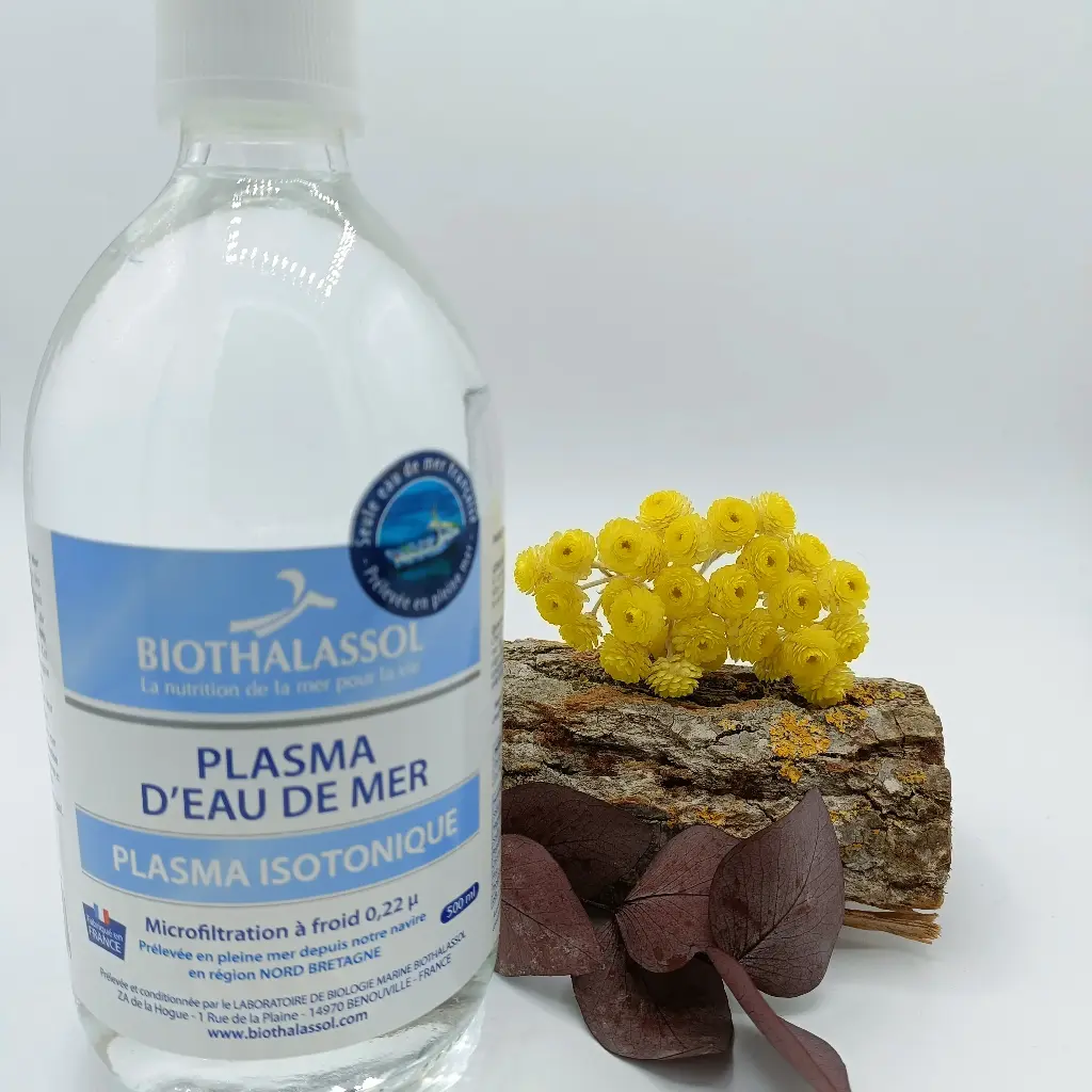 PLASMA D EAU DE MER - ISOTONIQUE - 500ML - VERRE - BIOTHALASSOL