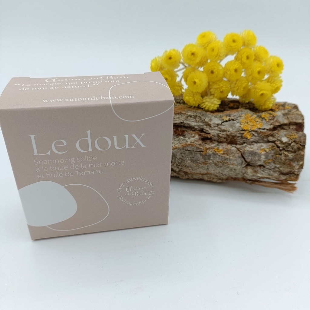 RECHARGE SHAMPOING SOLIDE- LE DOUX - 75G - AUTOUR DU BAIN