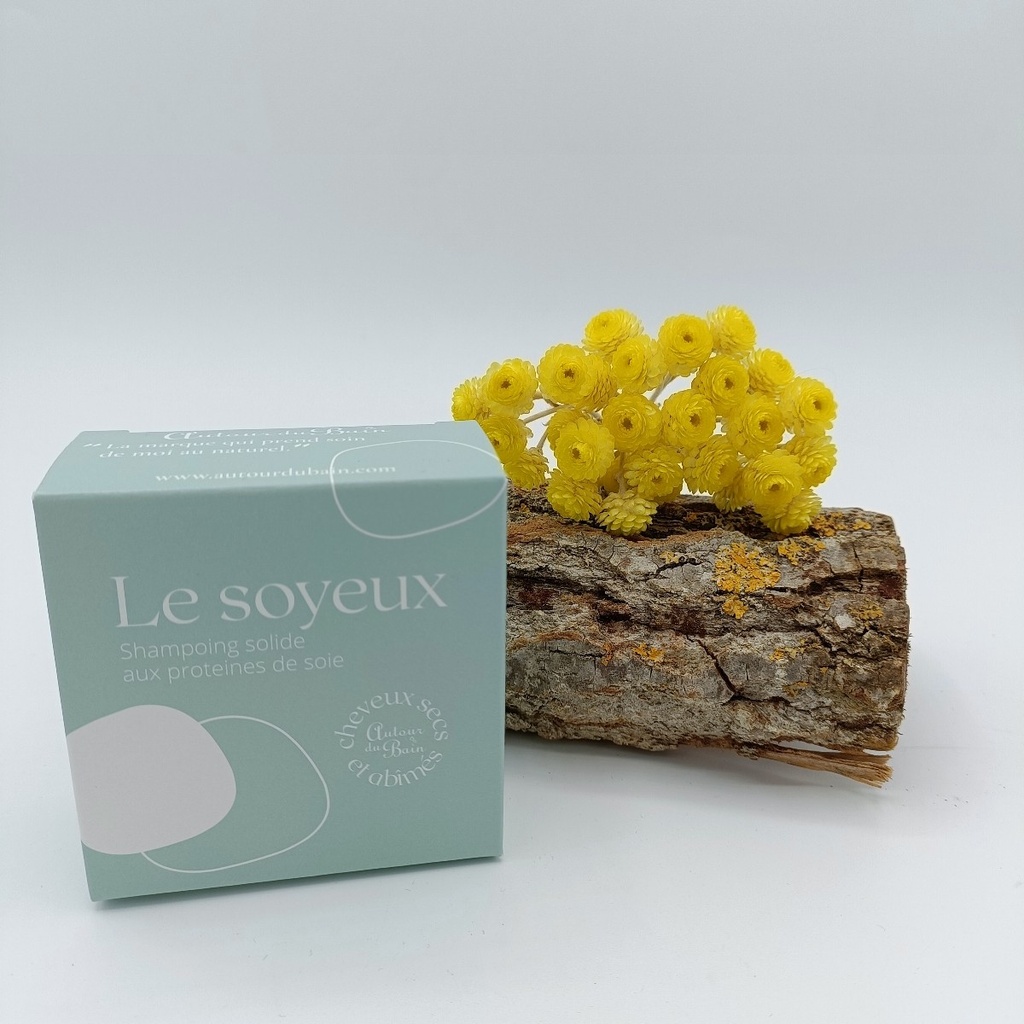 RECHARGE SHAMPOING SOLIDE- LE SOYEUX - 75G - AUTOUR DU BAIN