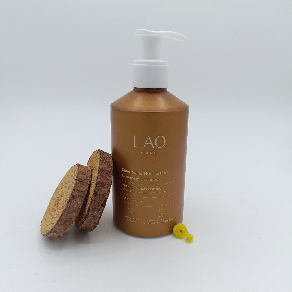 SHAMPOING AU CHANVRE - CHEVEUX SECS ABIMES & BOUCLES - LAO
