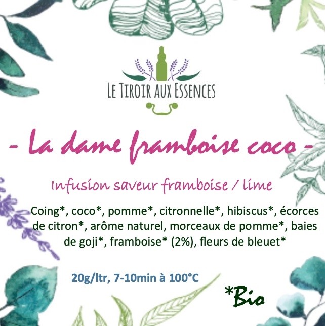 DAME FRAMBOISE COCO - BIO