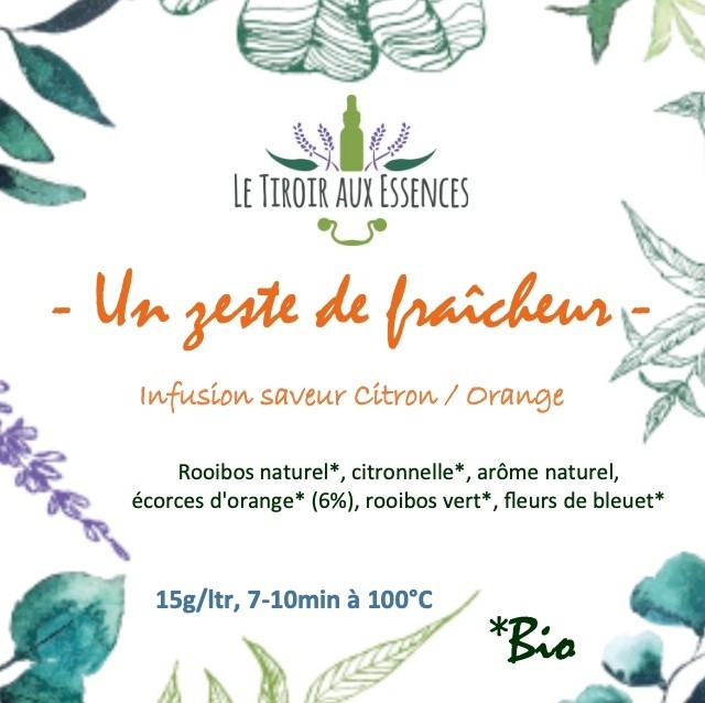 UN ZESTE DE FRAICHEUR - BIO