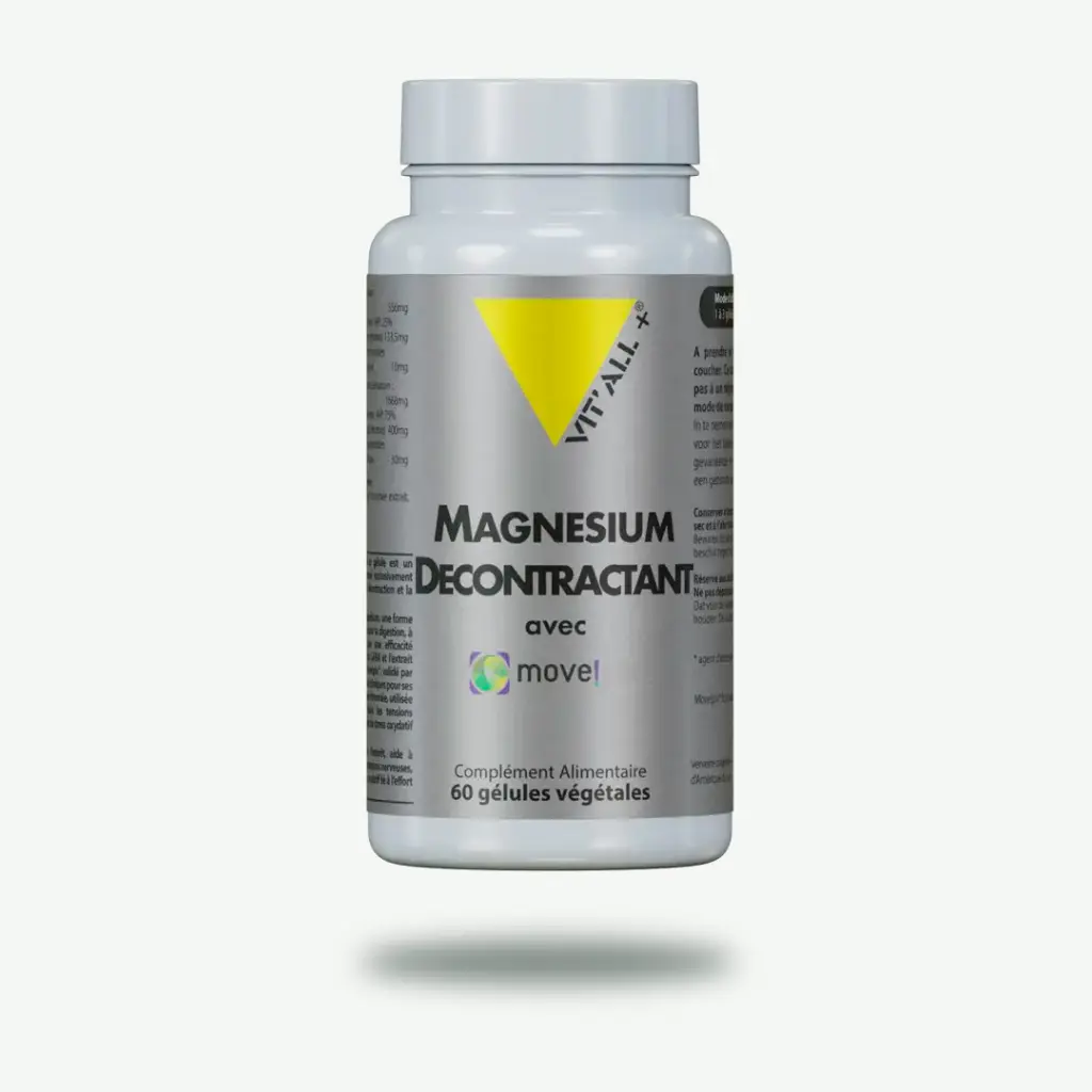 MAGNÉSIUM DÉCONTRACTANT - 60 GÉLULES - VIT ALL +