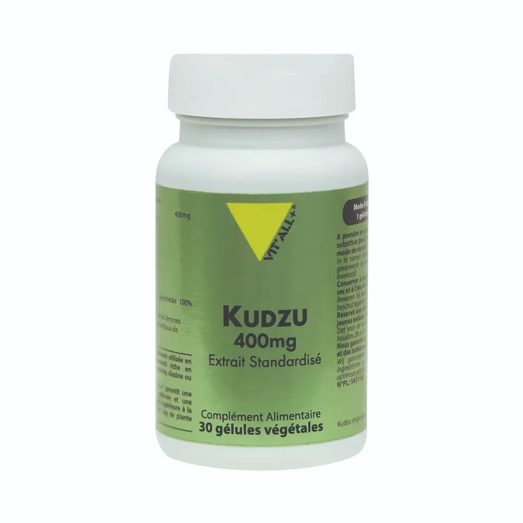KUDZU 400 MG EXTRAIT STANDARDISÉ - 60 GELULES - VIT ALL + 