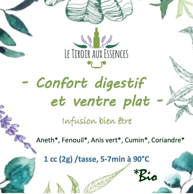 Infusion "Confort digestif & ventre plat" - Bio (50g)
