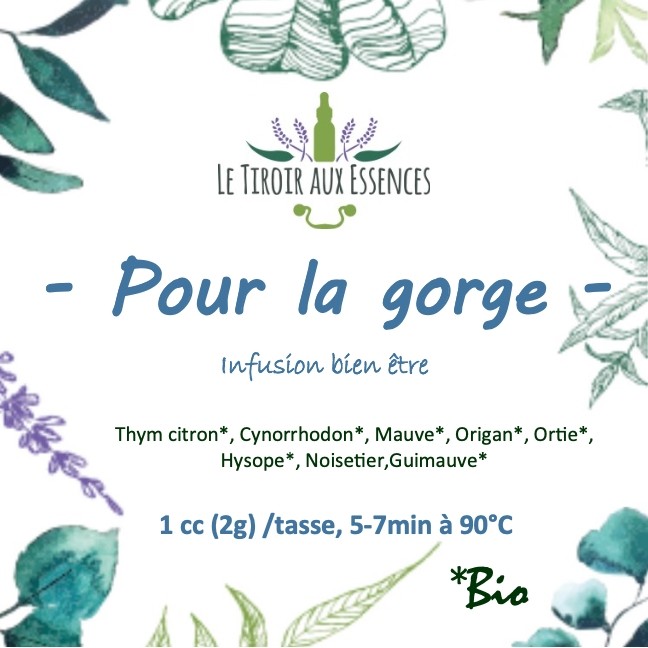 Infusion "Pour la gorge" - Bio (50g)