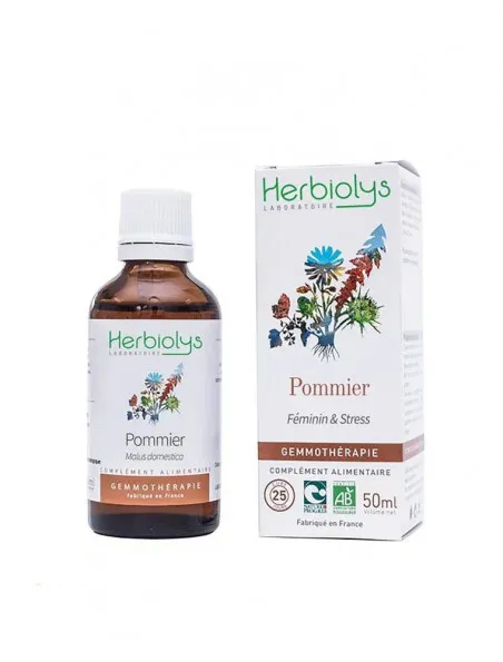 POMMIER / APPLE - BOURGEONS BIO 50ML HERBIOLYS 