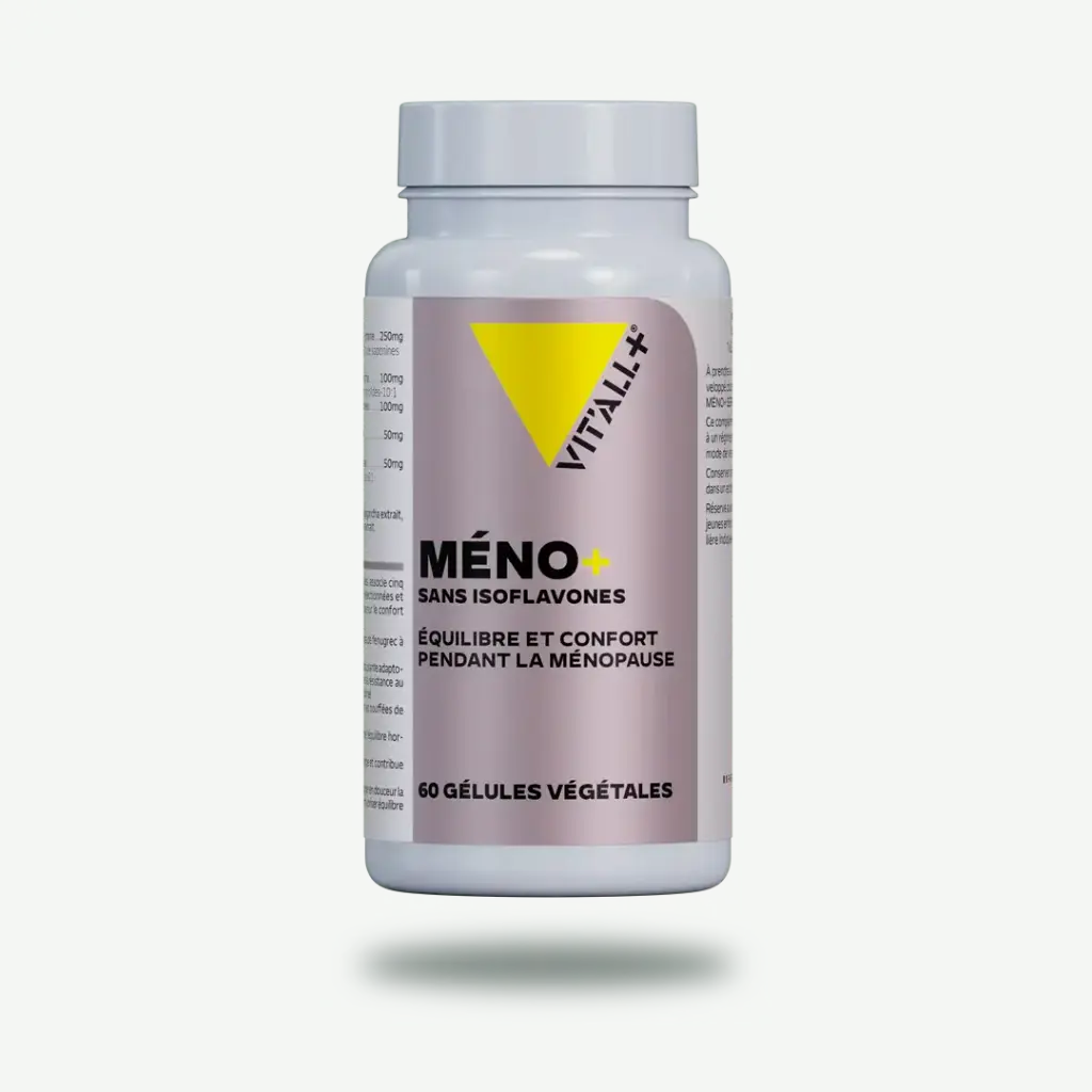 MÉNO + SANS PHYTOOESTROGÈNES  - 60 GÉLULES VÉGÉTALES - VIT ALL +