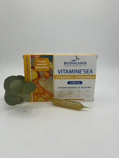 VITAMINE'SEA - 200ML - 20 AMPOULES - VITAMINE C LIPOSOMALE - BIOTHALASSOL