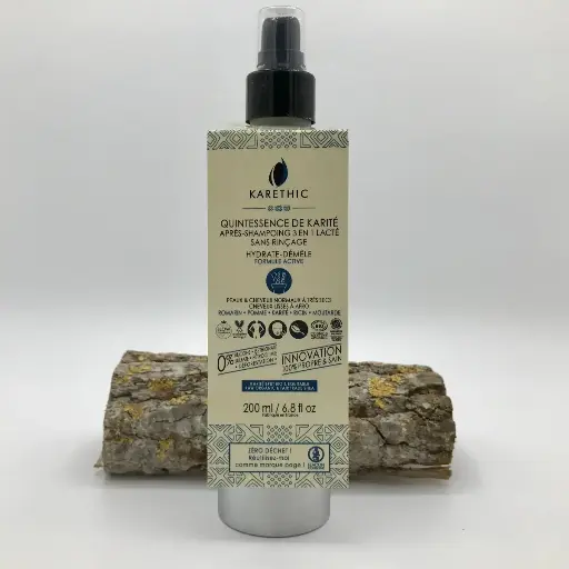 Quintessence de Karité - Après-shampoing 3 en 1 lacté - 200ml - Karethic
