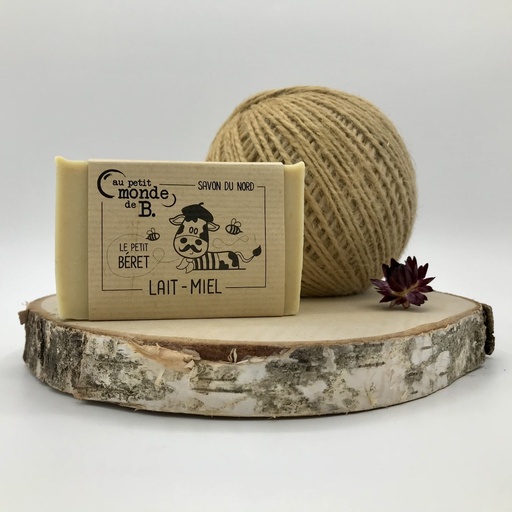 PETIT BERET LAIT MIEL - BIO - SAF 100G - AU PETIT MONDE DE B.
