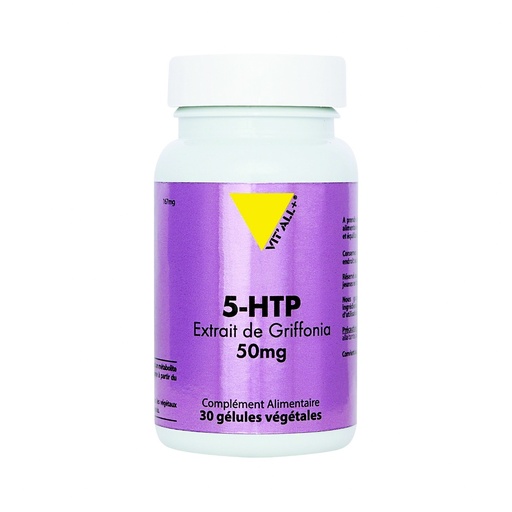 5-HTP EXTRAIT DE GRIFFONIA 50MG - 30 GELULES - VIT ALL +