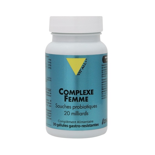 COMPLEXE FEMME MICROBIOTIQUE 100MG - 30 CAPSULES - VIT ALL +