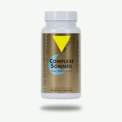COMPLEXE SOMMEIL AVEC MÉLATONINE - 60 GÉLULES - VIT ALL +