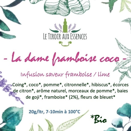 DAME FRAMBOISE COCO - BIO
