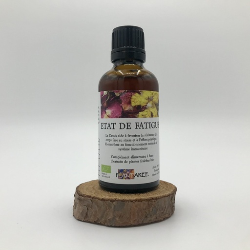 ETAT DE FATIGUE - MACERATION HYDRO ALCOOLIQUE - 50 ML - PLANTAREE