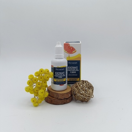 EXTRAIT DE PÉPIN DE PAMPLEMOUSSE - 1200MG - DIÉTAROMA - 50ml