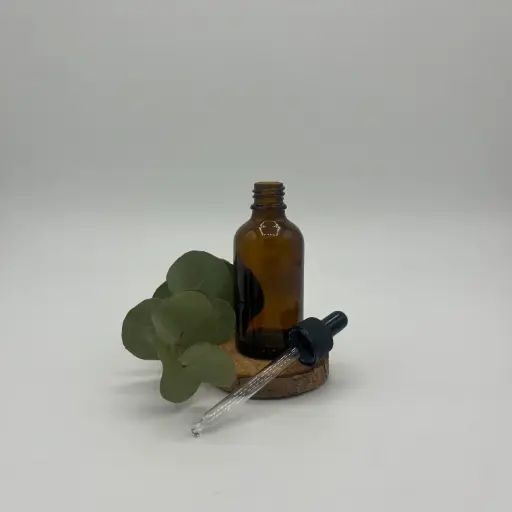 FLACON PIPETTE VERRE BRUN 5ML