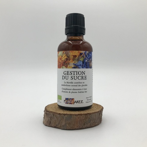 GESTION DU SUCRE - MACERATION HYDRO ALCOOLIQUE - 50 ML - PLANTAREE