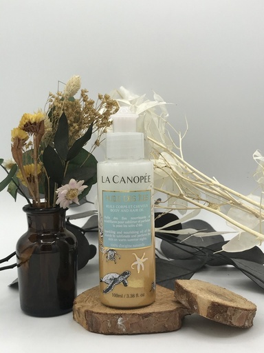 HUILE DES ÎLES - CORPS ET CHEVEUX - 120ml- LA CANOPEE