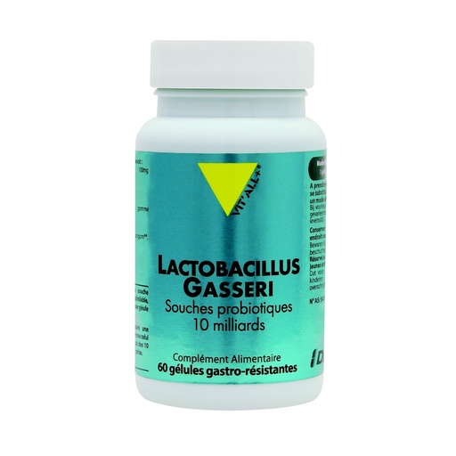 LACTOBACILLUS GASSERI- 100MG - 60 DRCAPS - VIT ALL +