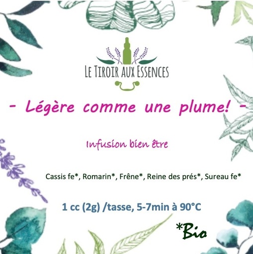 LEGERE COMME UNE PLUME - INFUSION BIO