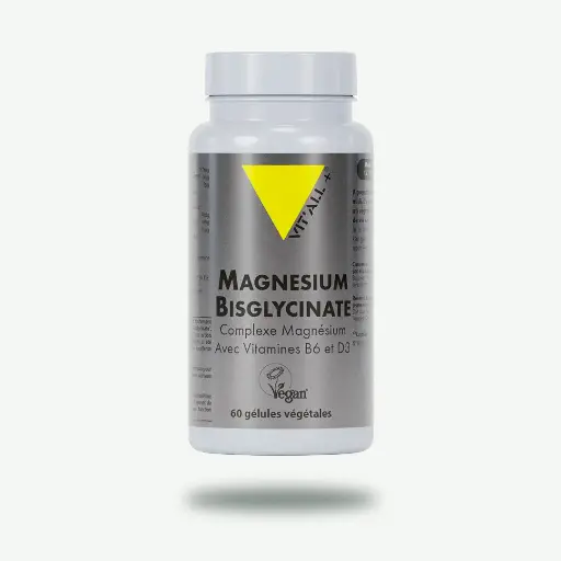 MAGNÉSIUM BISGLYCINATE COMPLEXE MAGNÉSIUM - 60 GÉLULES - VIT ALL +