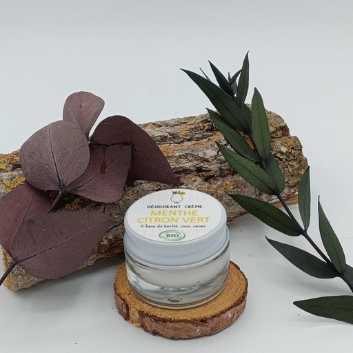 MINI DEODORANT CREME MENTHE CITRON VERT 15ML - LE MOLY