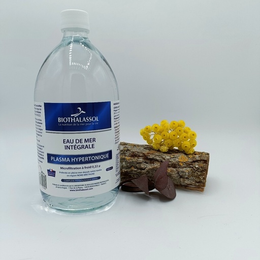 PLASMA D EAU DE MER - HYPERTONIQUE - 1L - VERRE - BIOTHALASSOL