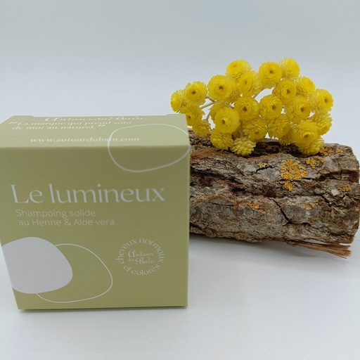RECHARGE SHAMPOING SOLIDE- LE LUMINEUX - 75G - AUTOUR DU BAIN