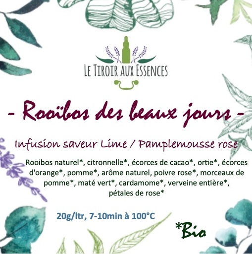 ROOIBOS DES BEAUX JOURS - BIO
