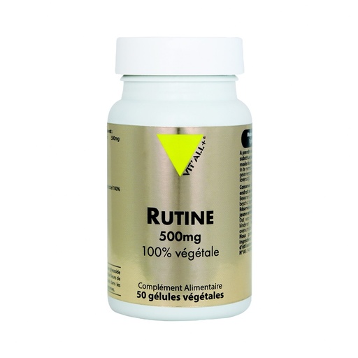 RUTINE 500MG - 50 GELULES VEGETALES - VIT ALL +