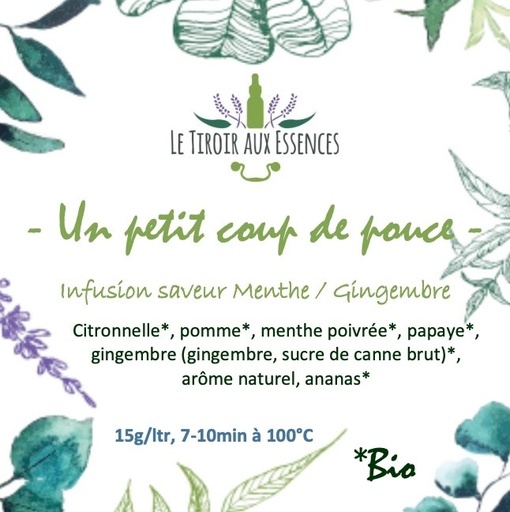 UN PETIT COUP DE POUCE - INFUSION BIO