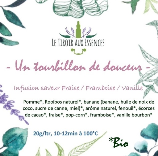 UN TOURBILLON DE DOUCEUR - BIO